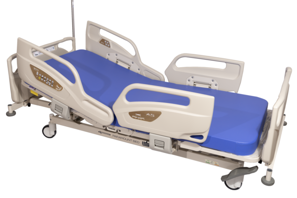 Premuim 5 Function Patient Bed with Premium Single Piece Mattress